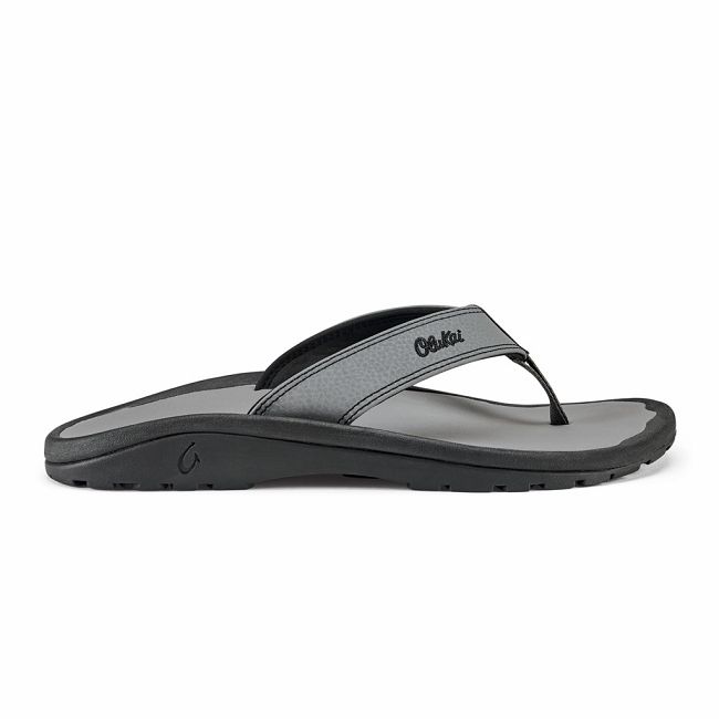 Olukai Men's Ohana Flip Flop - Stone US218-345